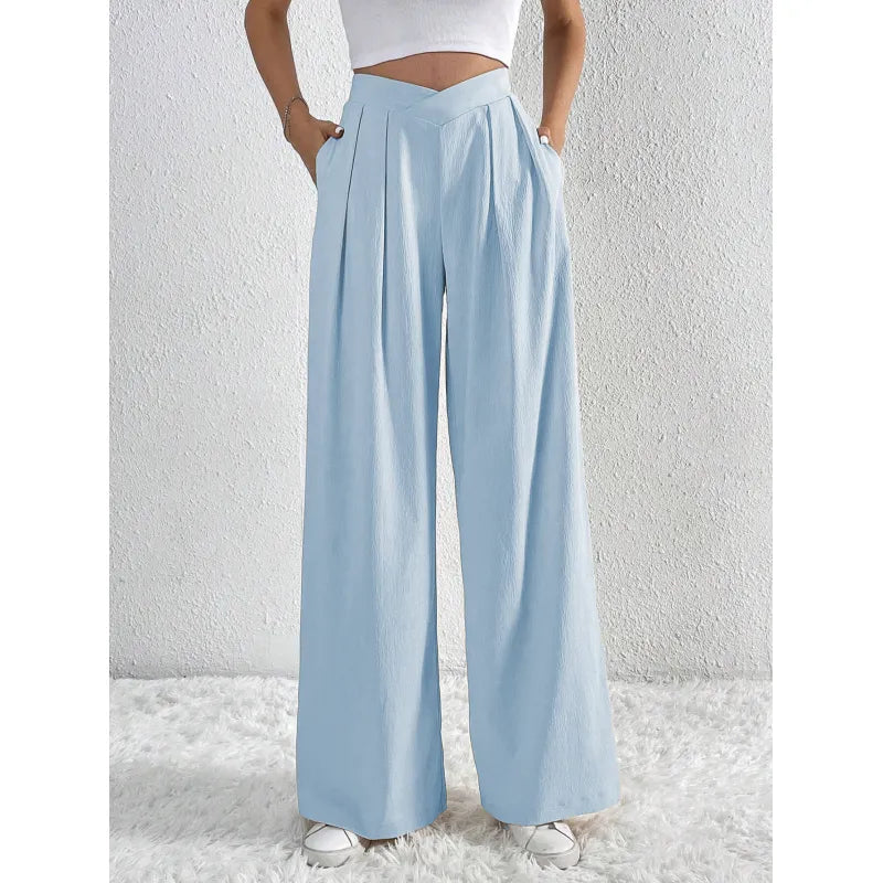 Women's Pleated Wide-Leg Pants — image 4