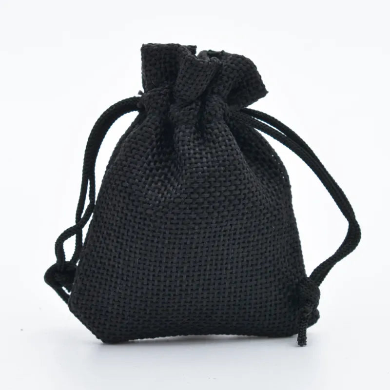 Linen Drawstring Jewelry Pouch — image 3