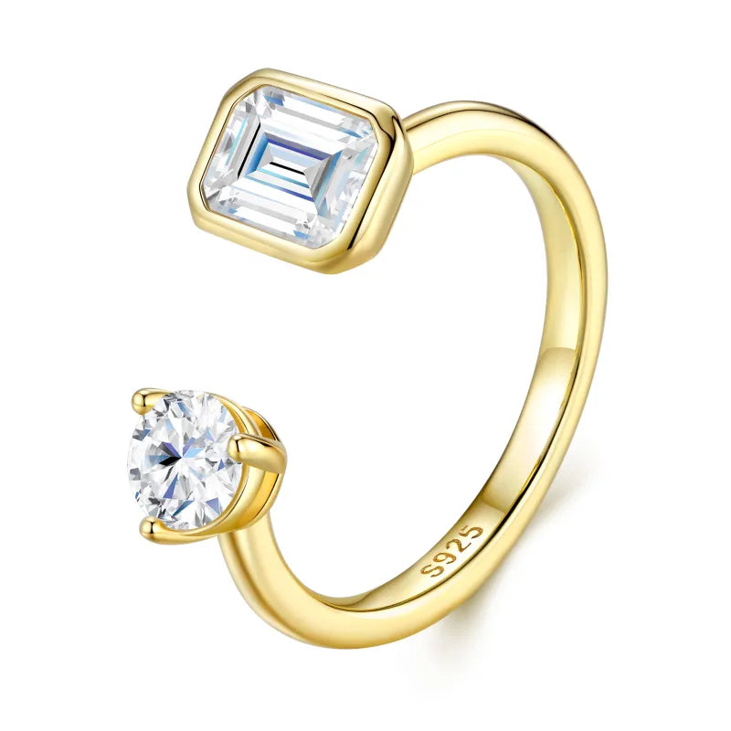 Gold Plated S925 Pillow Cut Ring — image 4