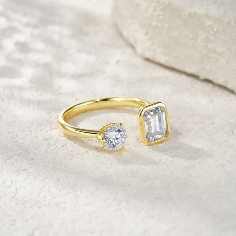 Gold Plated S925 Pillow Cut Ring — image 6