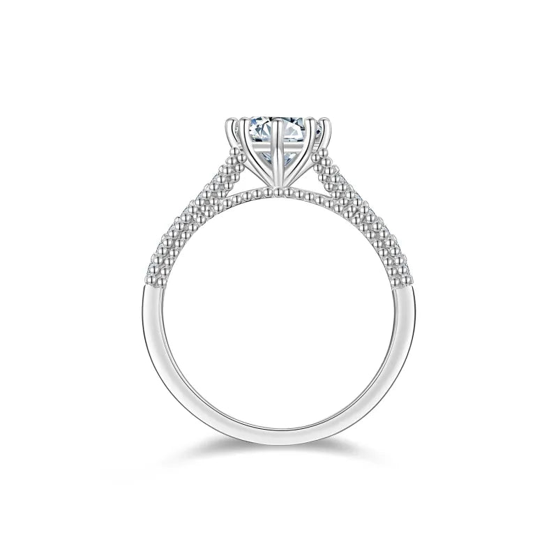 Platinum Plated S925 One Carat Ring — image 2