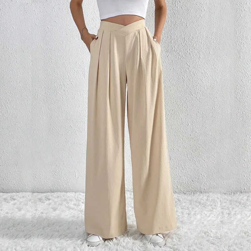 Women's Pleated Wide-Leg Pants — image 1