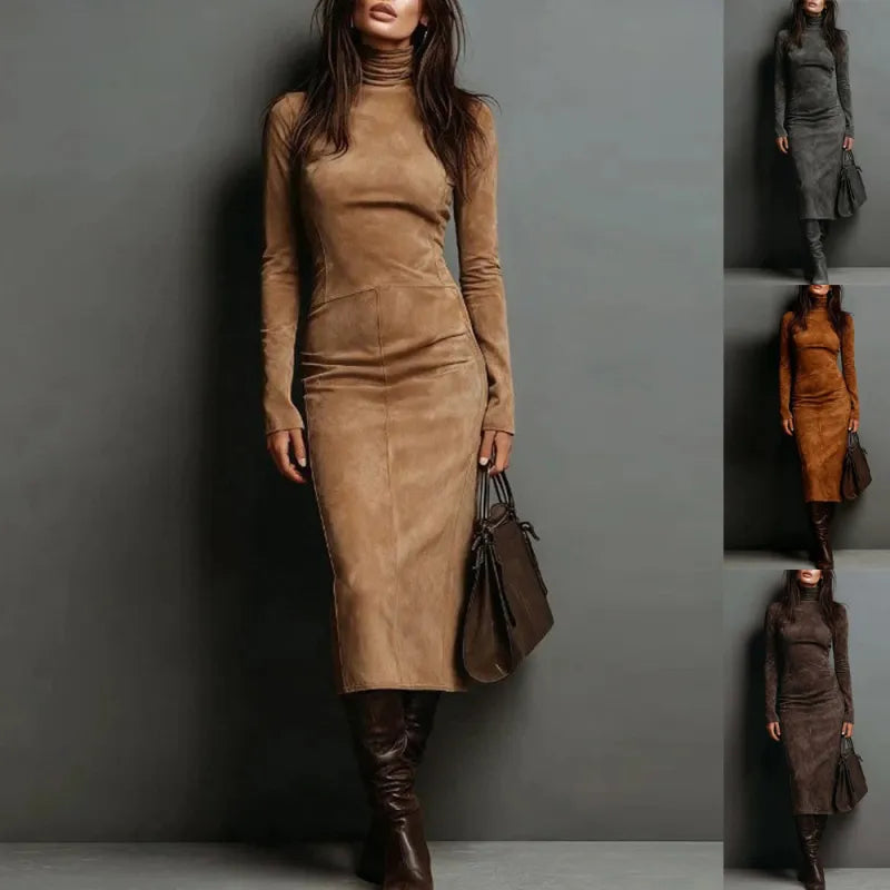 Long Sleeve Slim Fit Base Dress — image 4