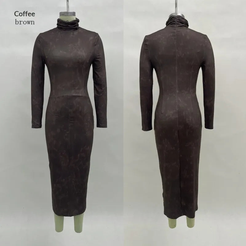 Long Sleeve Slim Fit Base Dress — image 2