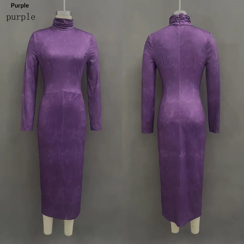 Long Sleeve Slim Fit Base Dress — image 6