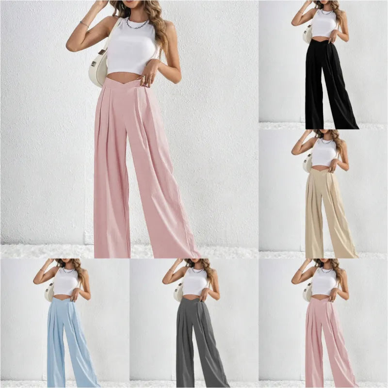 Women's Pleated Wide-Leg Pants — image 5