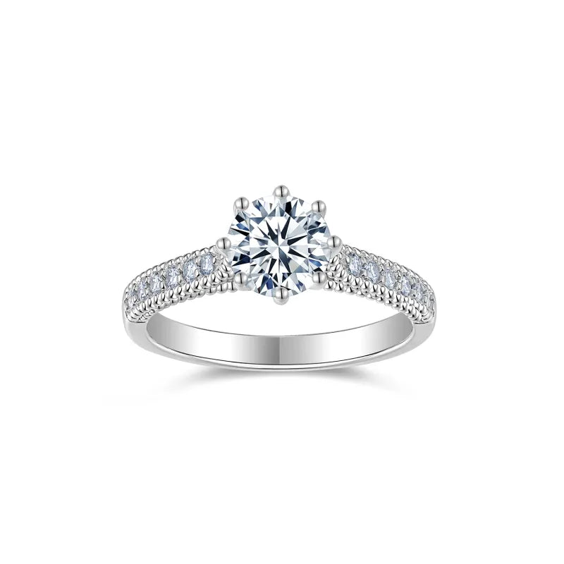 Platinum Plated S925 One Carat Ring — image 4