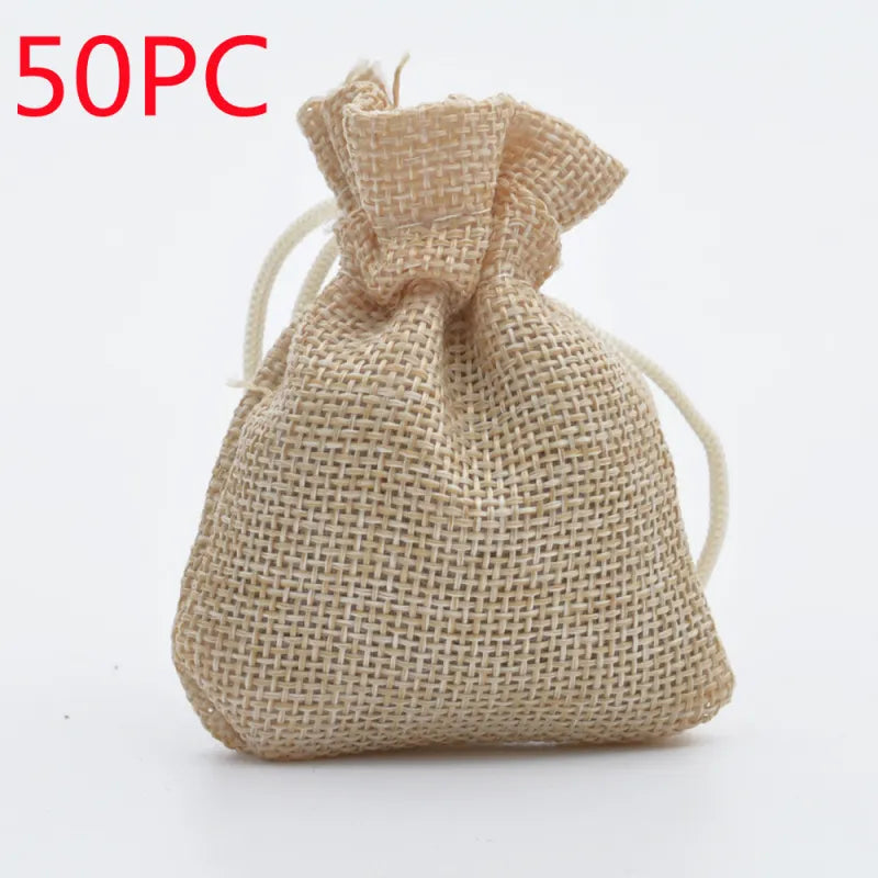 Linen Drawstring Jewelry Pouch — image 5
