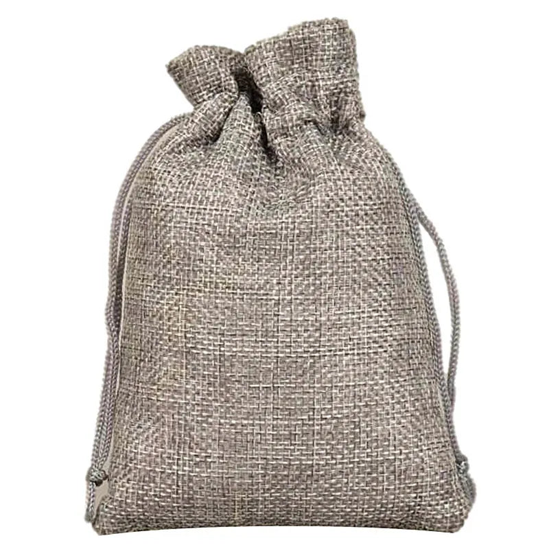 Linen Drawstring Jewelry Pouch — image 4