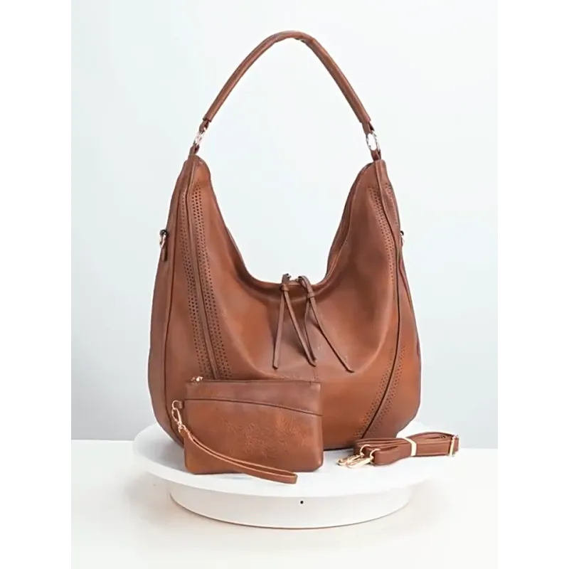 PU Fringe Large Tote Bag — image 3